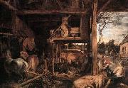 RUBENS, Pieter Pauwel Return of the Prodigal Son France oil painting artist